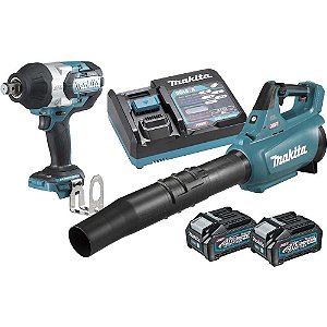 Conjunto Soprador de folhas UB001 e Chave de impacto TW001 MAKITA