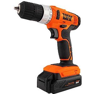 Parafusadeira/furadeira a bateria 20V fonte de carregamento bivolt automática PFT 020 TOOLMIX