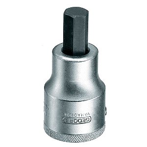 Soquete hexagonal 14,0mm encaixe de 3/4" IN32 GEDORE