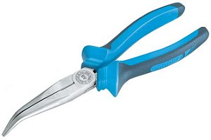 Alicate bico meia cana curvo 6.1/4" tipo telefone com isolação até 1.000V 160-JC 029.887 GEDORE