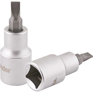 Soquete com encaixe de 1/2" fenda simples 4mm VONDER
