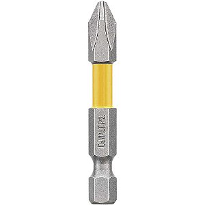 Jogo de bits/ponteira phillips encaixe sextavado 1/4" 2 peças (nº 3) MAXFIT DWA2PH3-2H DEWALT