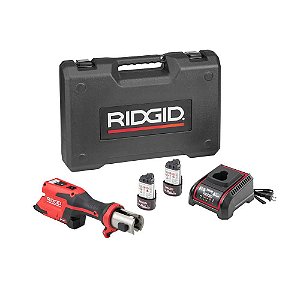 Crimpadora a bateria 2 baterias 12V - 2,5 Ah sem mordente RP 251 RIDGID