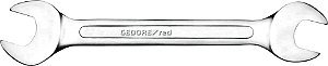 Chave fixa 3/4" x 7/8" aço cromo vanádio niquelado e cromado GEDORE RED