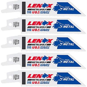Lâmina para serra sabre 100mm com 5 peças 14 dentes 20550414R LENOX