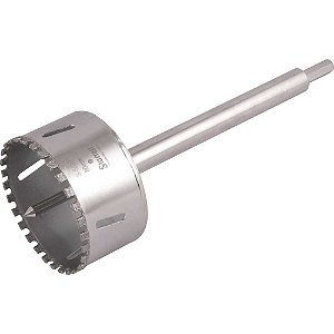Serra copo diamantada 80mm com haste STARRETT