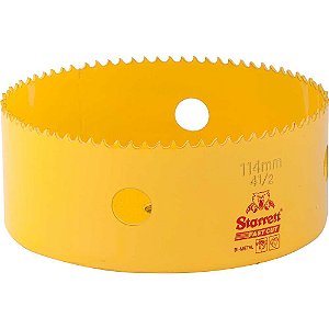 Serra copo de aço rápido 114mm - 4.1/2" Fast cut FCH0412-G STARRETT