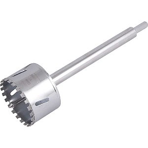 Serra copo diamantada 65mm com haste 65mm STARRETT