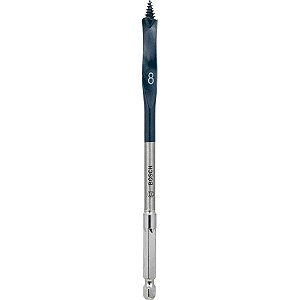 Broca chata para madeira 8mm x 152mm ponta autoperfurante BOSCH