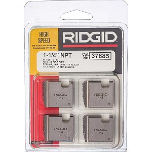 Jogo de cossinetes aço rápido 1.1/4" NPT para tarraxas 37885 RIDGID