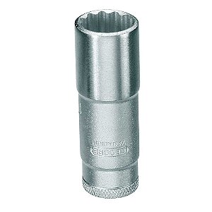 Soquete estriado longo 13mm com encaixe de 3/8 014304 GEDORE