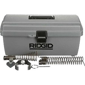 Conjunto de acessórios para desentupidora K-5208 e K-1500 com 7 peças 61723 RIDGID