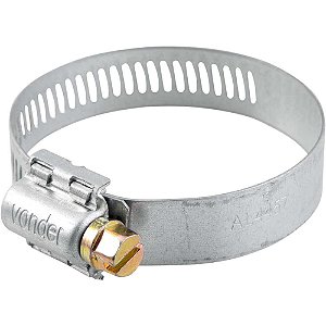Abraçadeira rosca sem fim 44mm a 57mm com 4 peças AL 4457 VONDER