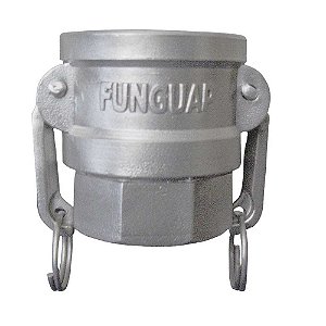 Engate rápido com dupla alavanca rosca fêmea 1" NPT em bronze CRI-025 NPT BZ FUNGUAP