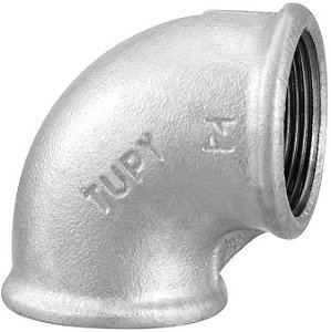 Cotovelo 90° 1" BSP galvanizado 120760733 TUPY