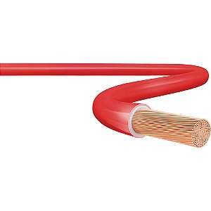Cabo flexível 750V 2,5 mm² x 100 metros vermelho SIL