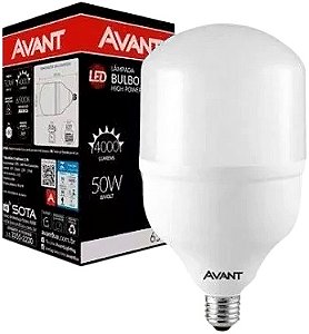 Lâmpada LED BULBO HP 50W bivolt 6500 K 289301373 AVANT