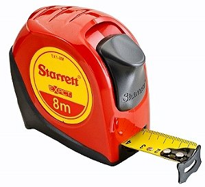 Trena curta de aço 8m x 25mm KTX1-8M-S Exact STARRETT
