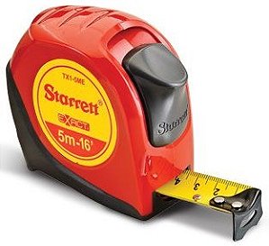 Trena curta de aço 5m x 3/4" KTX34-5ME-S Exact STARRETT