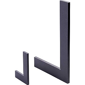 Esquadro de aço plano 150mm x 100mm 4080 OLPACAT