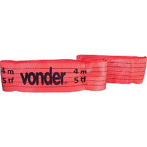 Cinta plana sem fim (tipo anel) para elevação de cargas 7:1 4,0m 5 tf VONDER