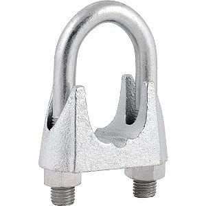 Clips para cabo de aço 1.1/2" - 38,10mm VONDER - 40 unidades