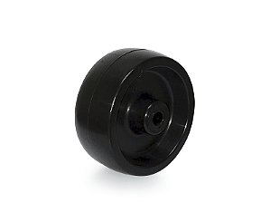 Roda 3" de polipropileno preta R 312 P RODCAR