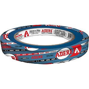 Fita crepe para pintura imobiliária 18mm x 50m azul 527 ADERE - 72 unidades