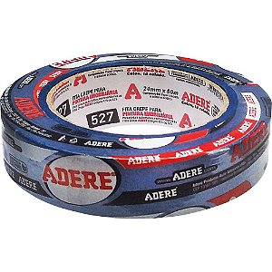 Fita crepe para pintura imobiliária 24mm x 50m azul 527 ADERE - 60 unidades
