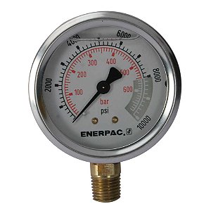 Manômetro de 1/4" NPTF 700 bar G2535L ENERPAC