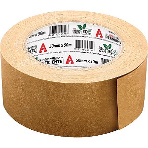 Fita adesiva de papel crepado 50mm x 50m marrom SCK326 ADERE