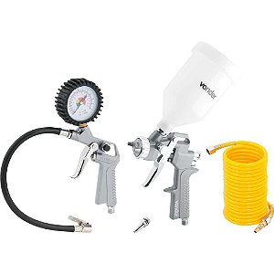 Jogo de acessórios para compressor com 4 peças ACV 400 VONDER
