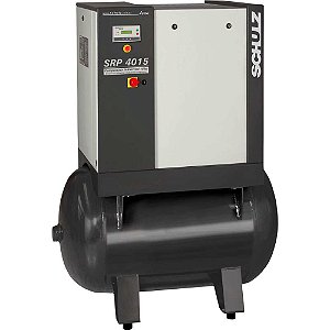 Compressor rotativo de parafuso 15 CV 109 lbf/pol² 380V trifásico SRP 4015 LEAN SCHULZ
