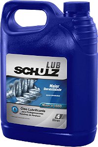 Óleo lubrificante para compressores parafuso 4 litros SCHULZ