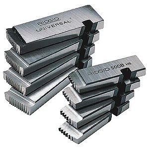 Jogo de cossinetes de aço carbono 1/2" - 3/4" x 14 fios por polegada para tubo rosca direita modelo 66665 RIDGID