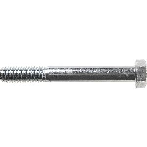 Parafuso sextavado zincado 1/2" x 4" UNC rosca parcial  caixa com 50 peças VONDER