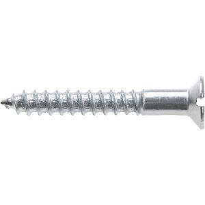 Parafuso madeira 4,2mm x 30mm cabeça chata zincado caixa com 500 peças VONDER