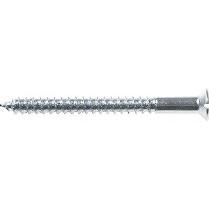 Parafuso madeira 6,1mm x 75mm cabeça chata zincado VONDER