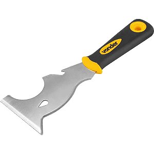 Espátula de aço inox 3" com cabo emborrachado multiuso VONDER