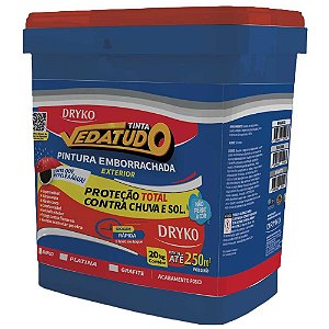 Tinta emborrachada vedatudo 20kg branca TINTAEMB-BD DRYKO