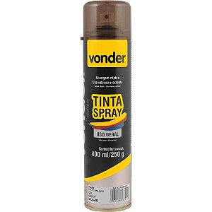 Tinta em spray grafite com 400ml VONDER