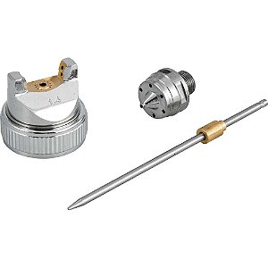 Jogo de agulha bico e capa de ar de 1,4mm para Pistola de Pintura PGV 600 VONDER