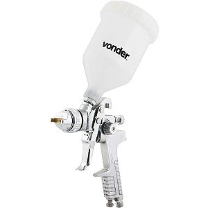 Pistola para pintura com caneca plástica tipo gravidade PGV 200 VONDER