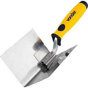 Espátula de aço inox para canto interno VONDER