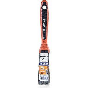 Pincel de cerda gris 1" para tintas látex e acrílicas 417/3 ATLAS
