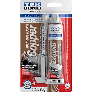 Borracha de silicone neutro cobre 85g TEKBOND