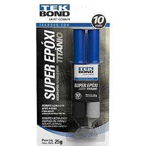 Adesivo epóxi super titânio 25g 17000016788 TEKBOND