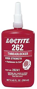 Adesivo anaeróbico para travamento de rosca 262 250g LOCTITE