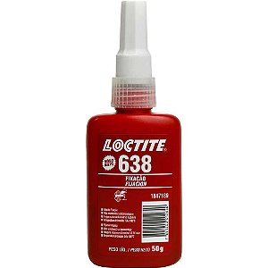 Adesivo anaeróbico para fixação 638 50g verde 1847189 LOCTITE