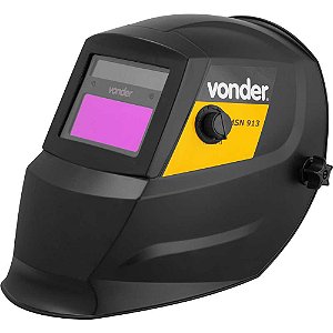 Máscara para solda com escurecimento automático tonalidade 9 a 13 caixa com 20 peças MSN 913 VONDER